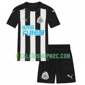 Newcastle United Bambino Maglia Prima 2020/2021 Manica Corta (+ Pantaloncini)